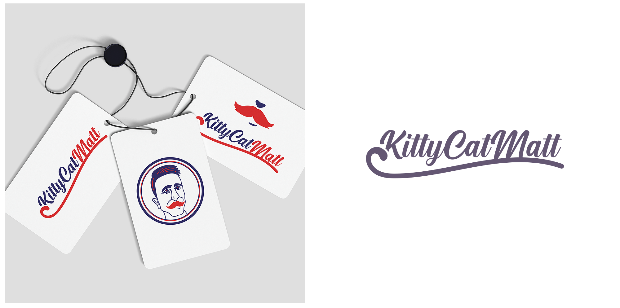 kittycattmatt brand design logo development ,illustrations