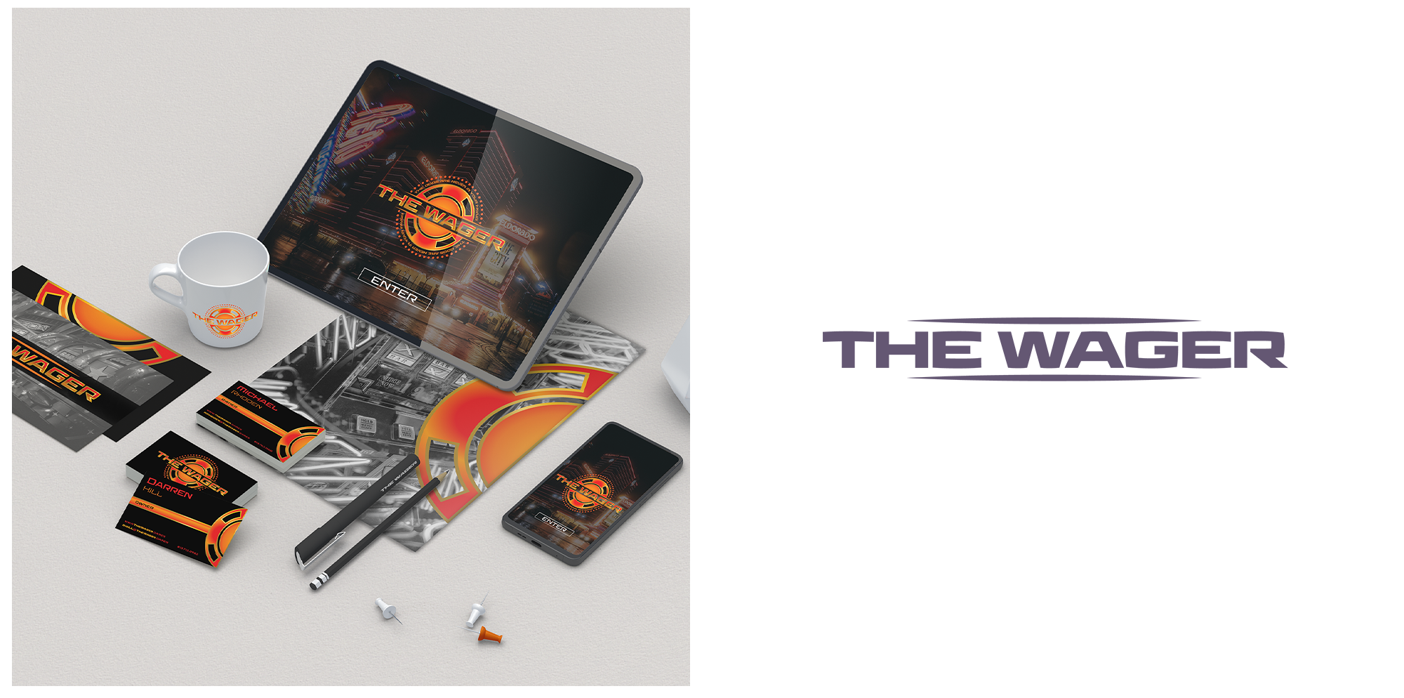 The Wager Brand Identity Showcase