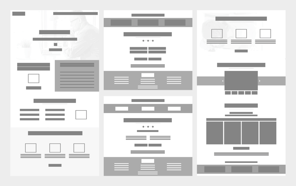 Cyrel U Wireframe Screen Design Showcase